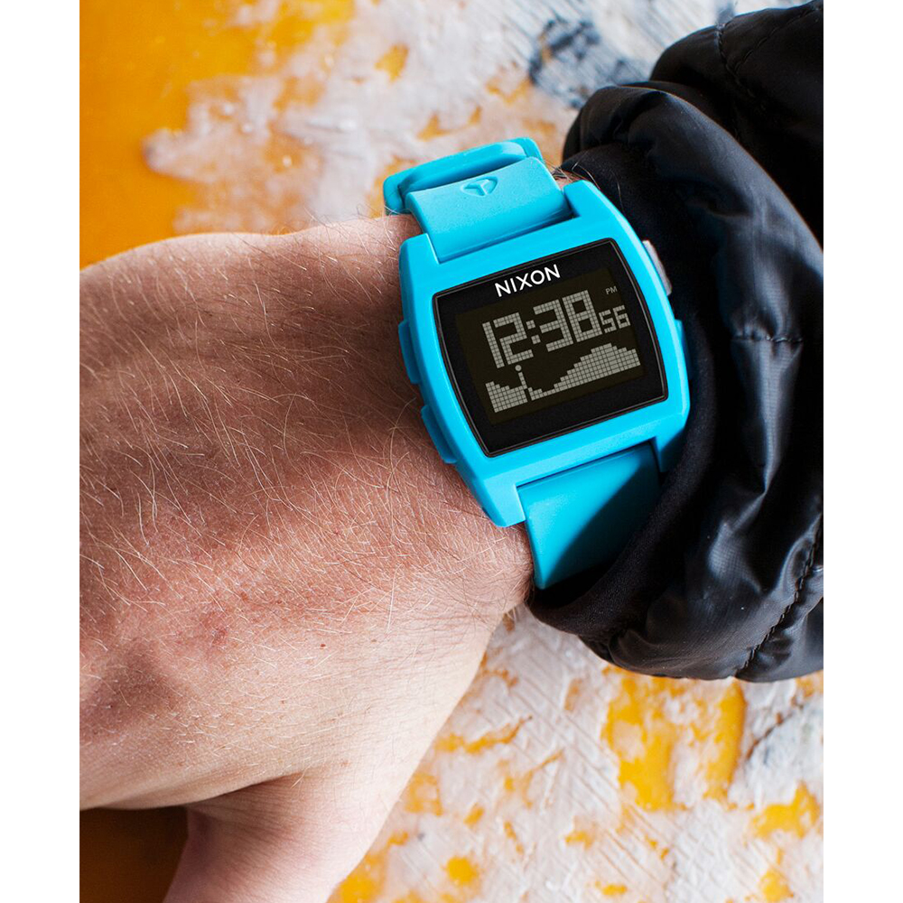 Nixon A1104-2556 zegarek niebieski sportowy BASE TIDE pasek - miniatura 8