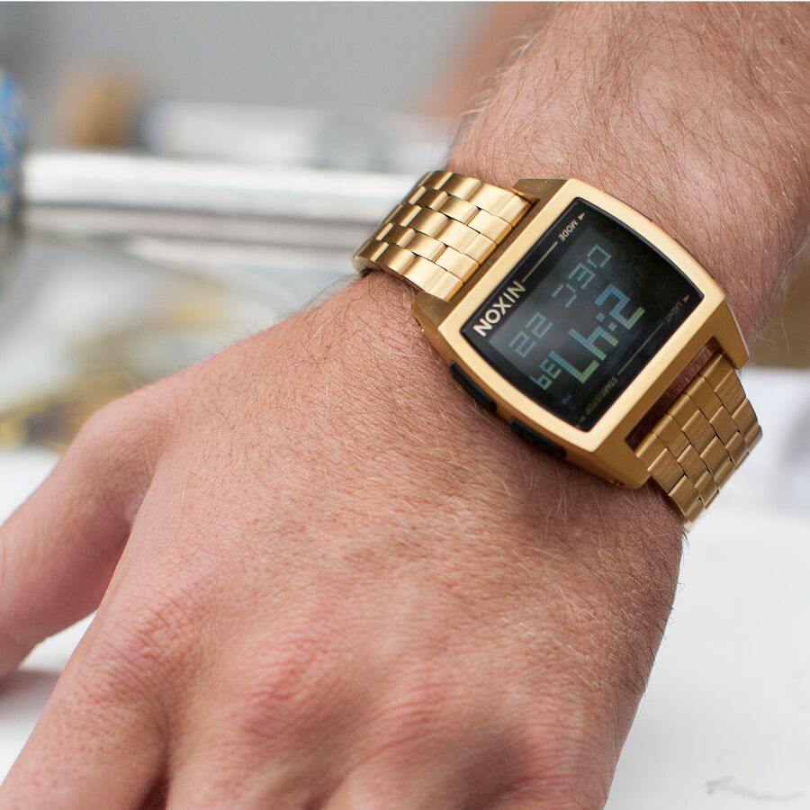 Nixon A1107-502 zegarek złoty sportowy BASE bransoleta - miniatura 5