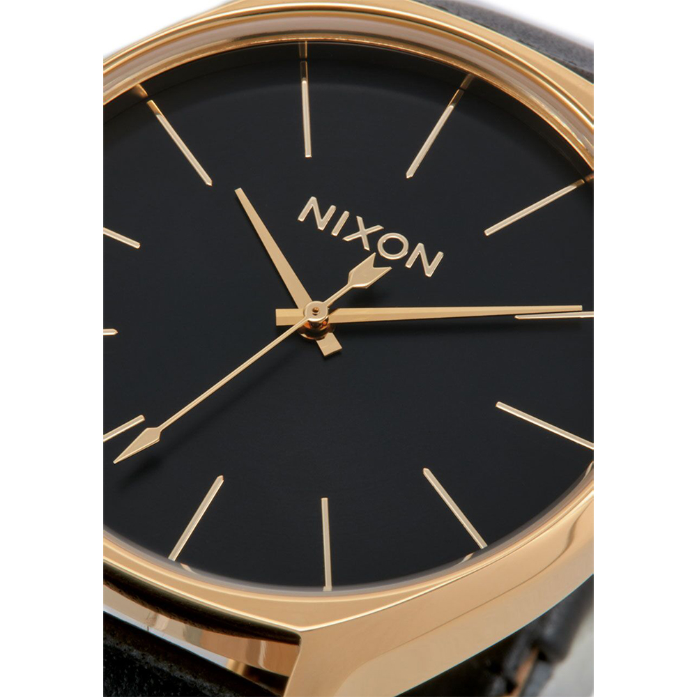 Nixon A1250-513 zegarek złoty klasyczny CLIQUE pasek - miniatura 5