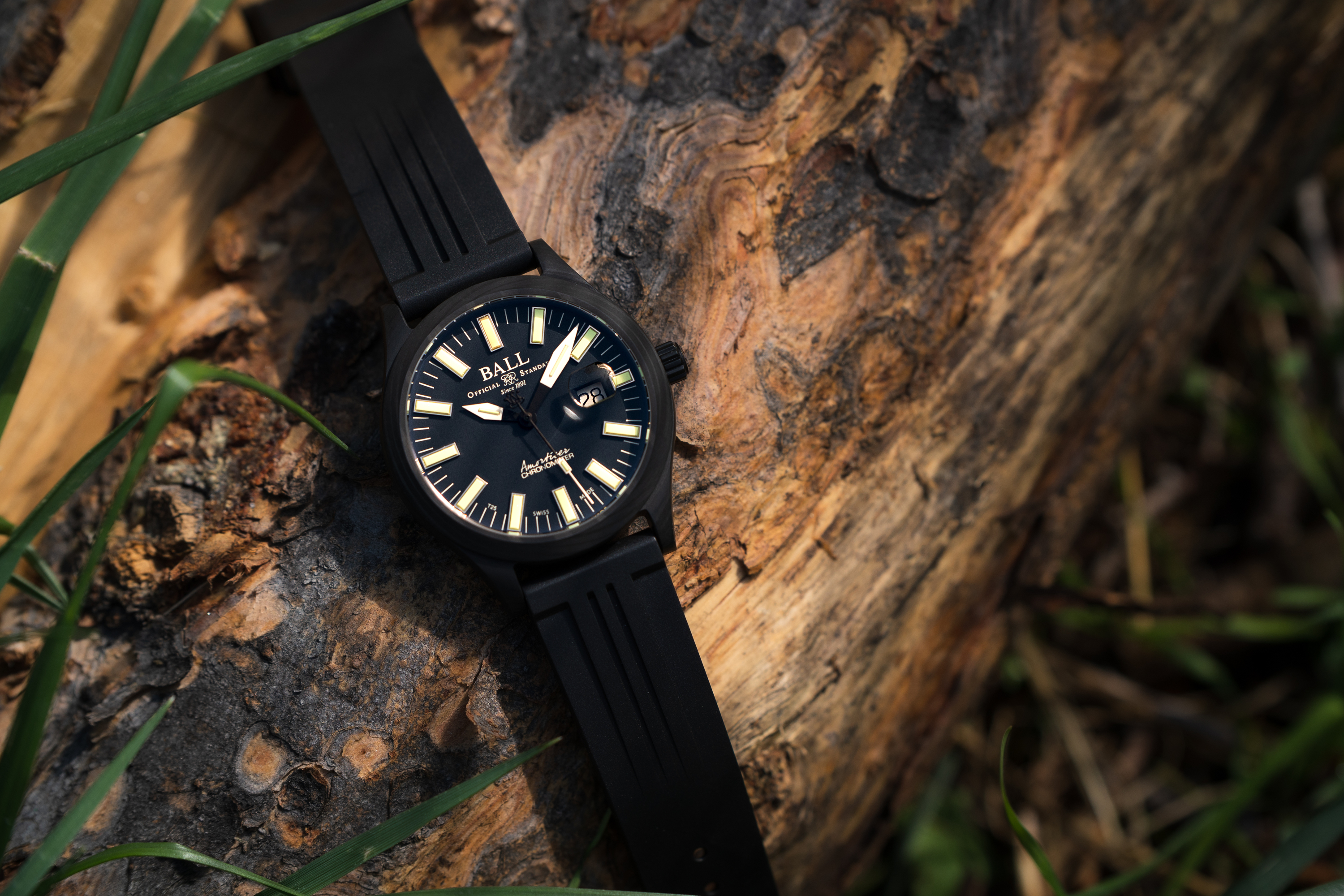 zegarek Ball NM3028C-P1CJ-BK Engineer III CarboLIGHT Automatic Chronometer Limited Edition Engineer III mineralne utwardzane - miniatura 11
