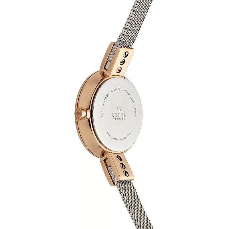 zegarek Obaku Denmark V129LVJMJ różowe złoto Slim - miniatura 6