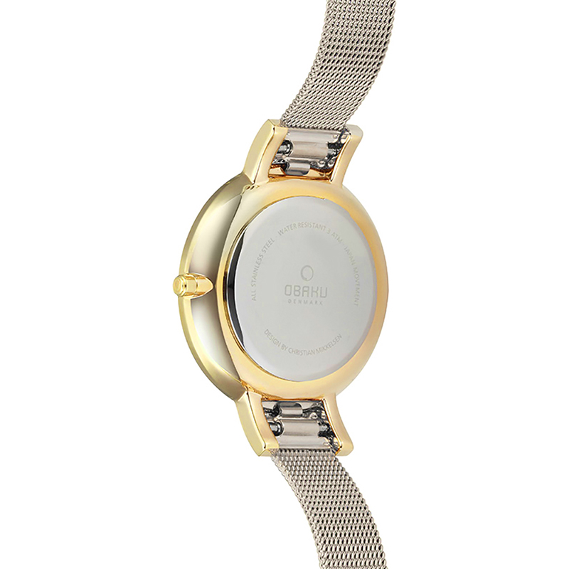 Obaku Denmark V149LAIMC1 damski zegarek Slim bransoleta - miniatura 3