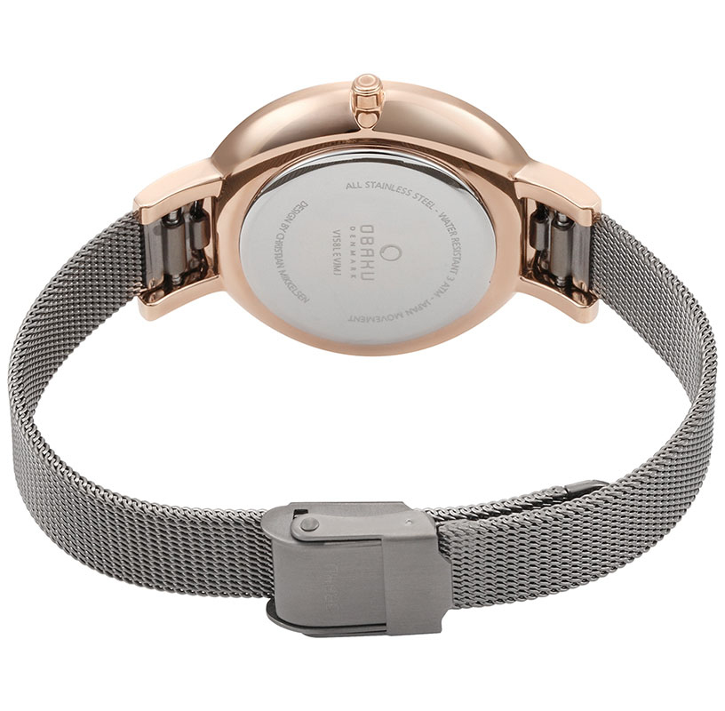 Obaku Denmark V158LEVJMJ damski zegarek Slim bransoleta - miniatura 6