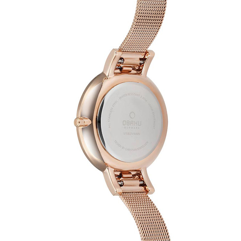 Obaku Denmark V158LEVWMV damski zegarek Slim bransoleta - miniatura 3