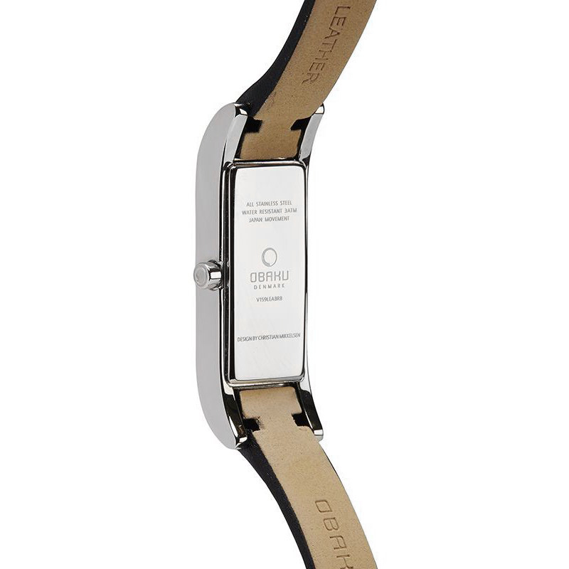 Obaku Denmark V159LEABRB damski zegarek Slim pasek - miniatura 3