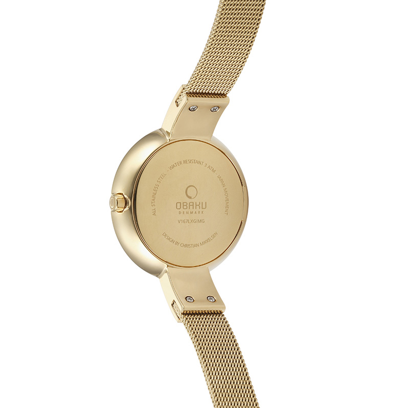 Obaku Denmark V167LXGIMG damski zegarek Slim bransoleta - miniatura 3