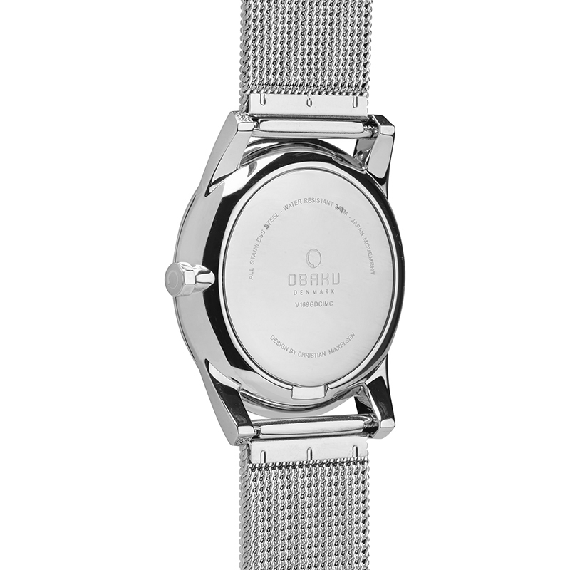 Obaku Denmark V169GDCIMC męski zegarek Slim bransoleta