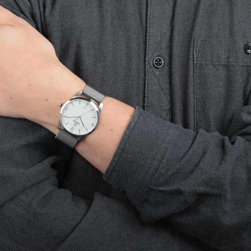 Obaku Denmark V169GDCIMC STEN - STEEL zegarek klasyczny Slim