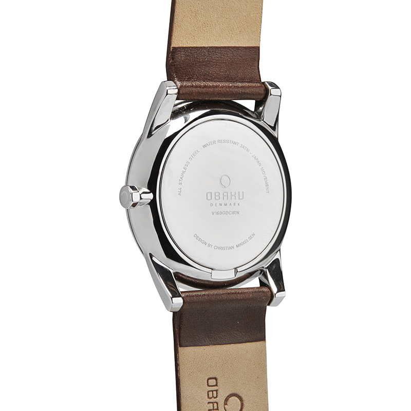 Obaku Denmark V169GDCIRN zegarek męski Slim