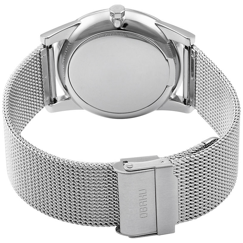 Obaku Denmark V169GDCLMC+spinki STEN - CYAN GIFT SET zegarek klasyczny Slim - miniatura 4