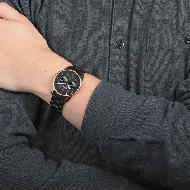 Obaku Denmark V171GMVBSB FLINT - INK zegarek klasyczny Slim