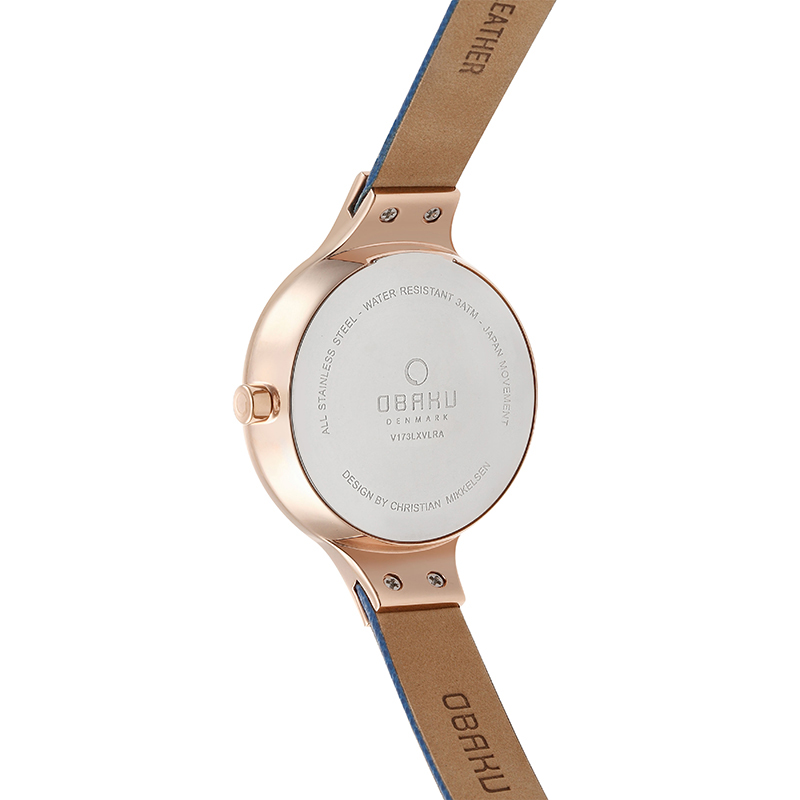 Obaku Denmark V173LXVLRA damski zegarek Slim pasek - miniatura 6