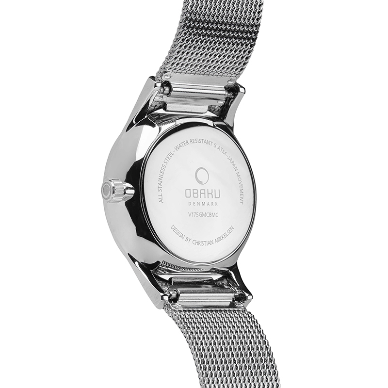 Obaku Denmark V175GMCBMC męski zegarek Slim bransoleta - miniatura 3