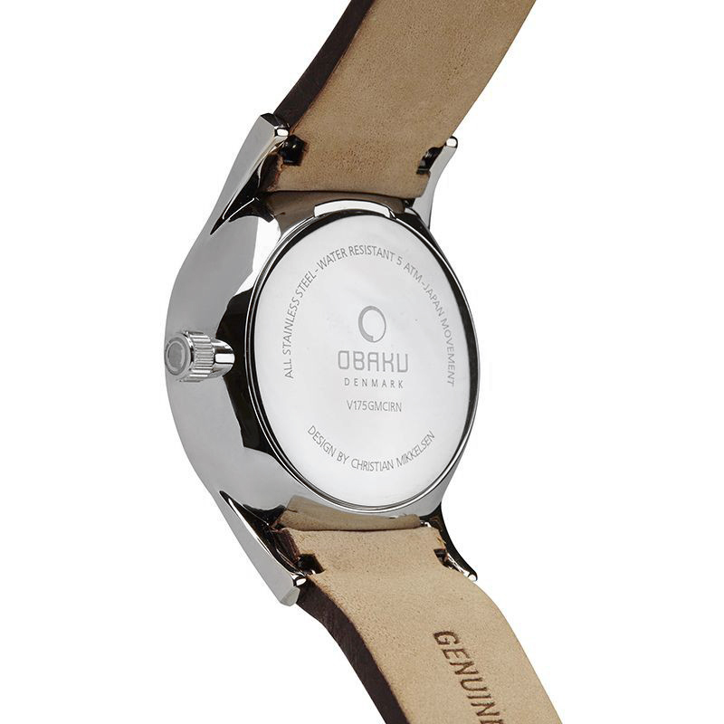 Obaku Denmark V175GMCIRN zegarek męski Slim - miniatura 2