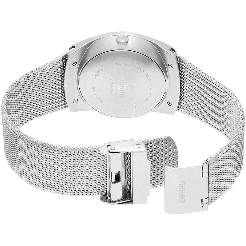 Obaku Denmark V176GMCLMC męski zegarek Slim bransoleta - miniatura 5