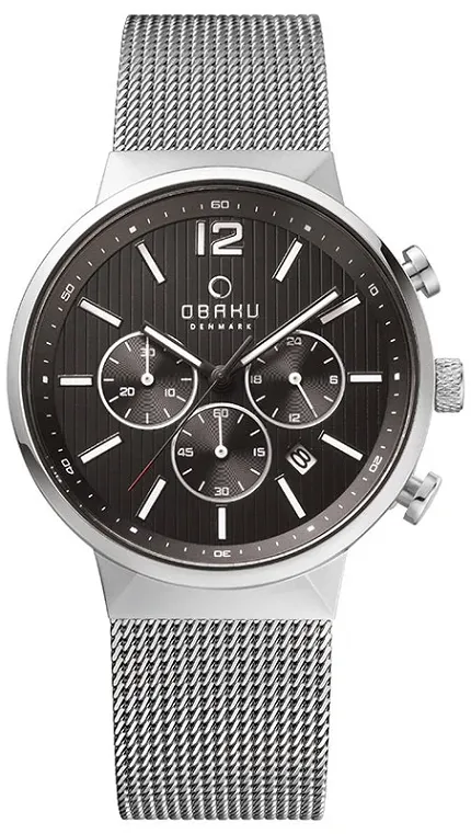 Obaku Denmark V180GCCBMC Slim STORM - ONYX