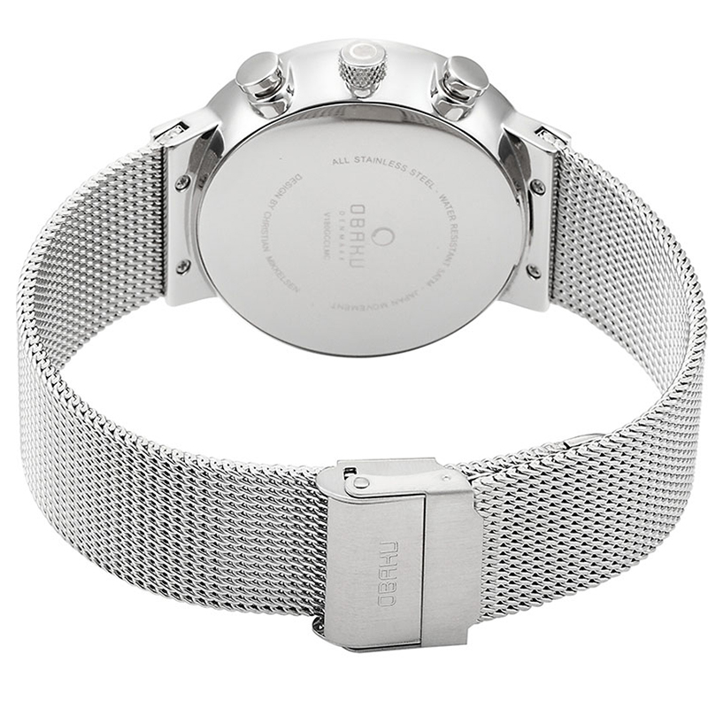 Obaku Denmark V180GCCLMC STORM - CYAN zegarek klasyczny Slim - miniatura 5