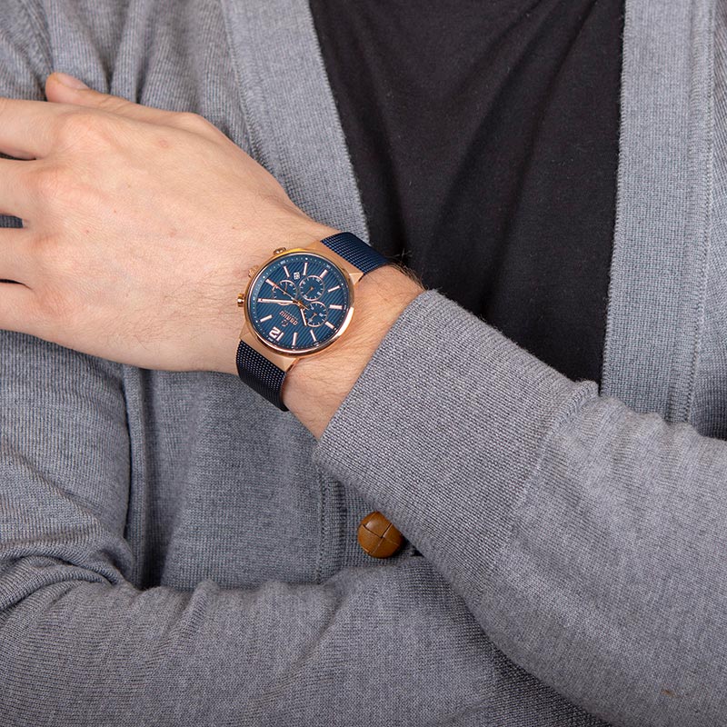 zegarek Obaku Denmark V180GCVLML STORM - OCEAN Slim mineralne - miniatura 11