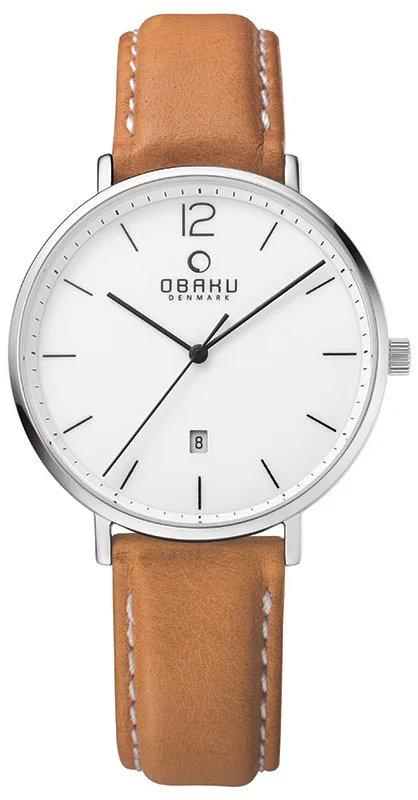 Obaku Denmark V181GDCWRZ Slim TOFT - COGNAC - zdjęcie 1