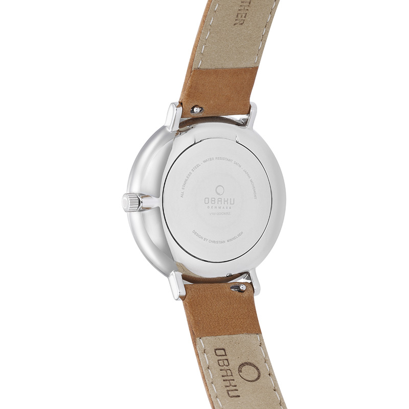 Obaku Denmark V181GDCWRZ męski zegarek Slim pasek - miniatura 3
