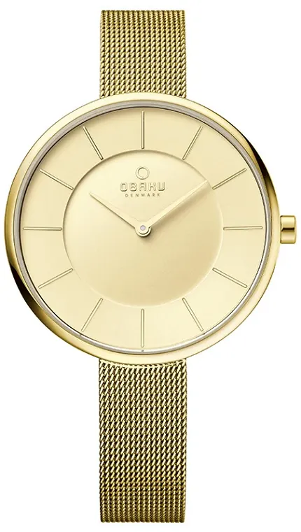 Obaku Denmark V185LXGGMG Slim SAND - GOLD - zdjęcie 1