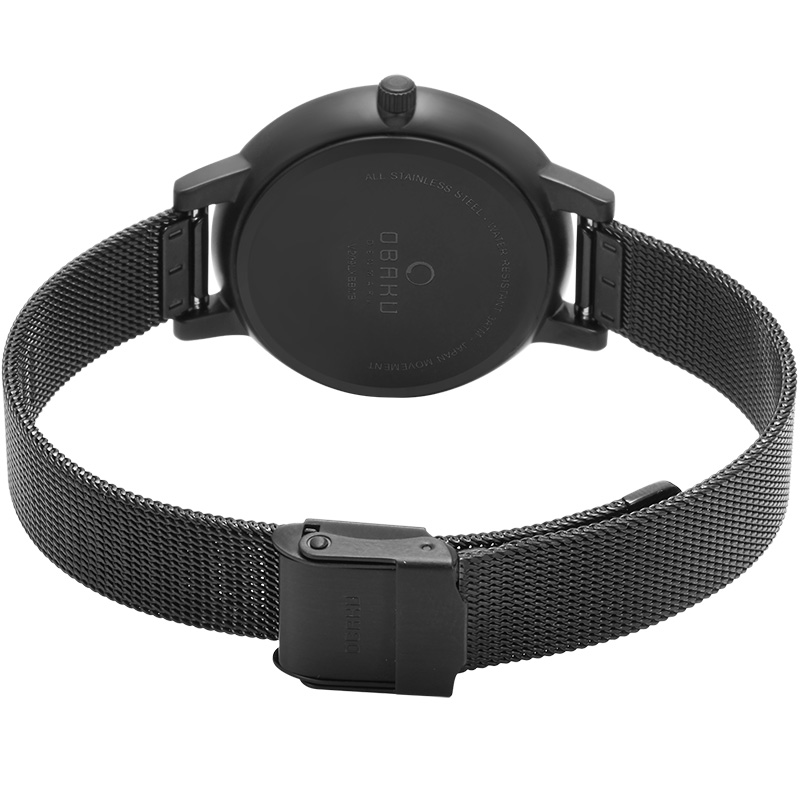 zegarek Obaku Denmark V209LXBBMB kwarcowy damski Slim LIV - CHARCOAL - miniatura 7