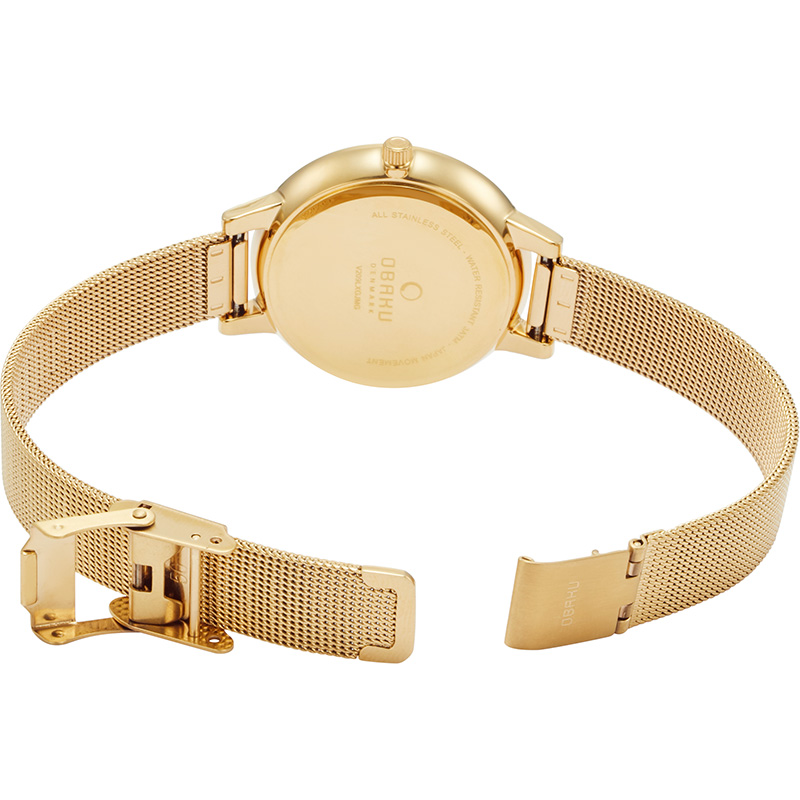 zegarek Obaku Denmark V209LXGJMG kwarcowy damski Slim LIV - DUSK - miniatura 8