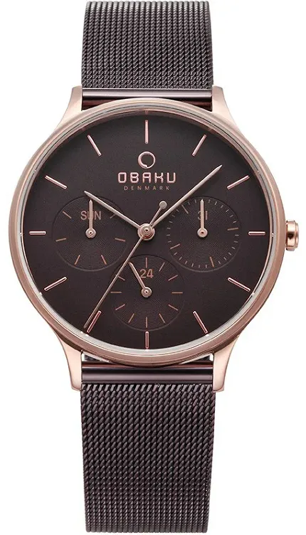 Obaku Denmark V212LMVNMN Slim LIND - WALNUT - zdjęcie 1