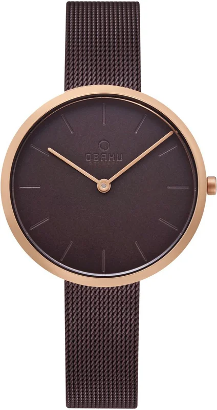Obaku Denmark V219LXVNMN Slim HASSEL LILLE - WALNUT - zdjęcie 1
