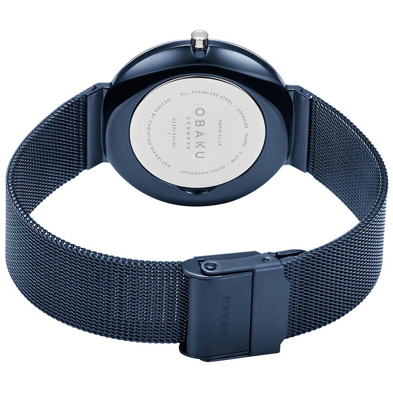 Obaku Denmark V230LXHLML PAPIR LILLE - ARCTIC zegarek klasyczny Slim - miniatura 4