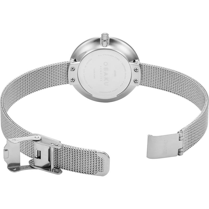 zegarek Obaku Denmark V233LXCIMC kwarcowy damski Slim NOTAT - STEEL
