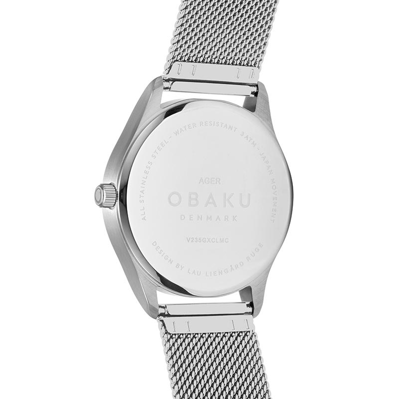 zegarek Obaku Denmark V235GXCLMC srebrny Slim - miniatura 6
