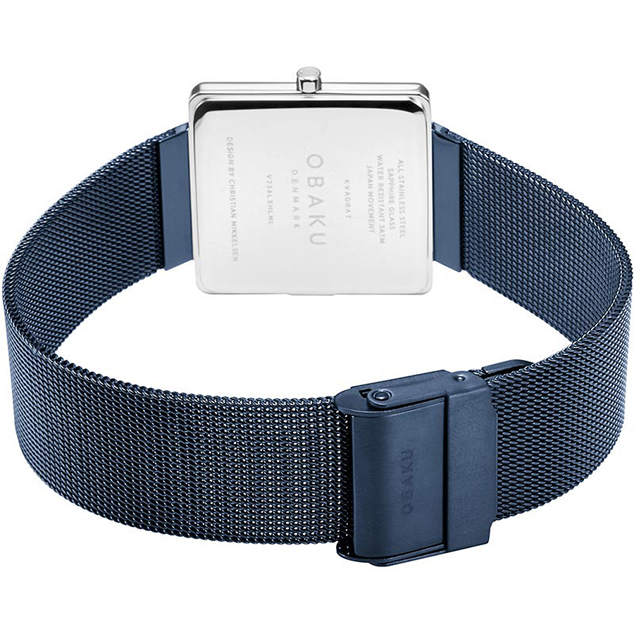 zegarek Obaku Denmark V236LXHLML srebrny Slim