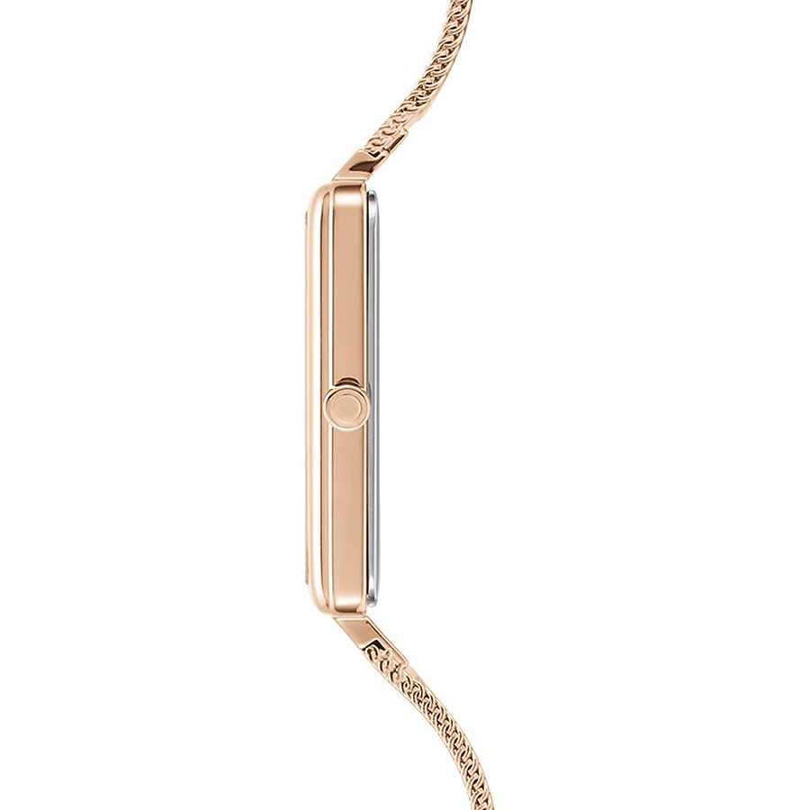 Obaku Denmark V236LXVIMV zegarek różowe złoto klasyczny Slim bransoleta - miniatura 5