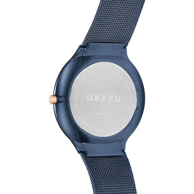 Obaku Denmark V240GXSLML męski zegarek Slim bransoleta - miniatura 3