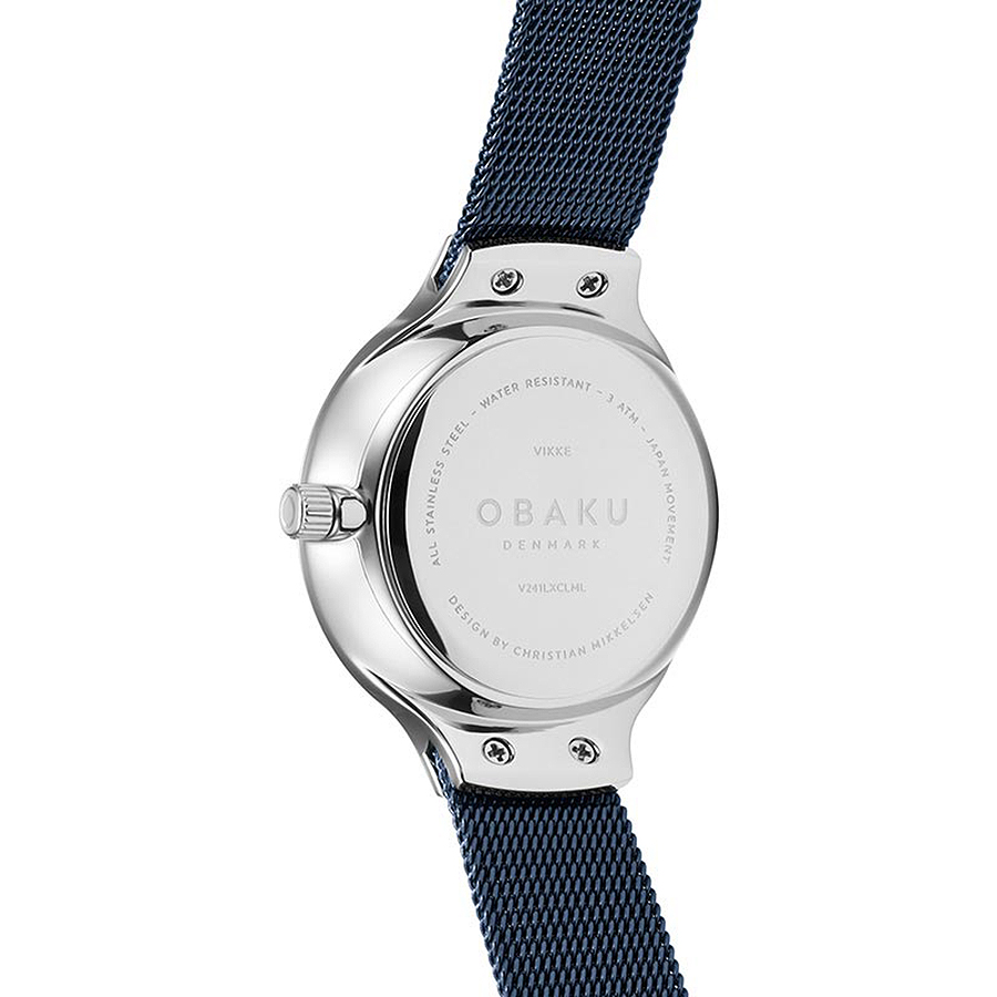 Obaku Denmark V241LXCLML damski zegarek Slim bransoleta - miniatura 3