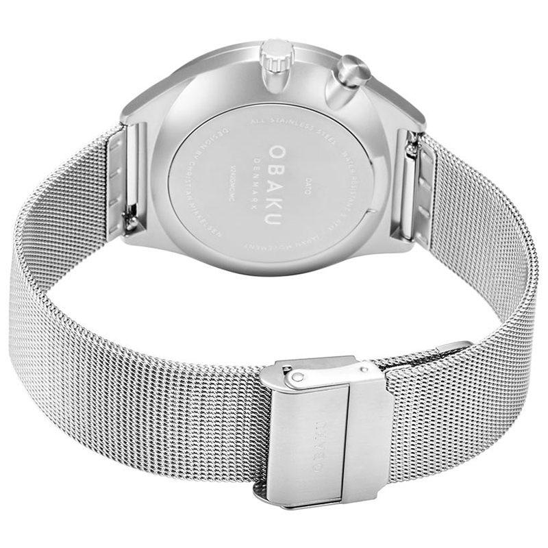 Obaku Denmark V242GMCIMC DATO - STEEL zegarek klasyczny Slim - miniatura 4