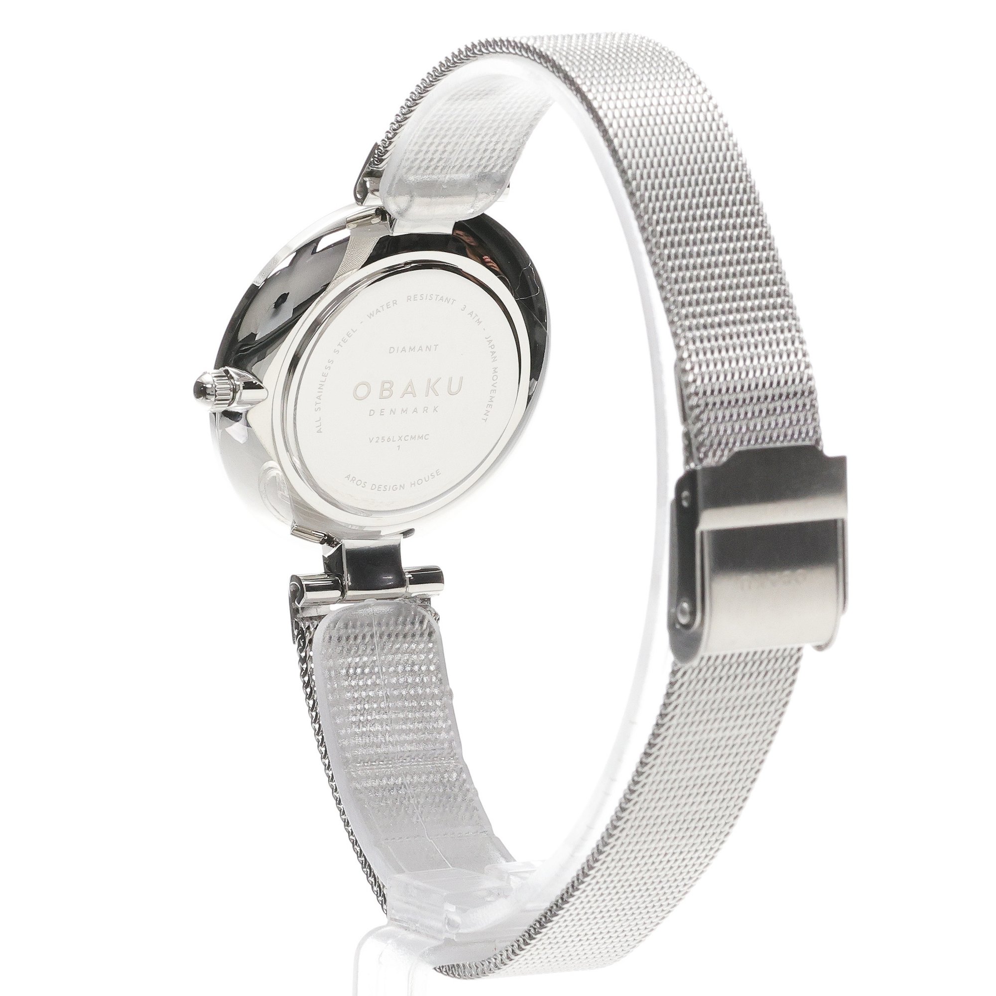 zegarek Obaku Denmark V256LXCMMC kwarcowy damski Damskie Diamant - Ocean Light Steel - miniatura 4