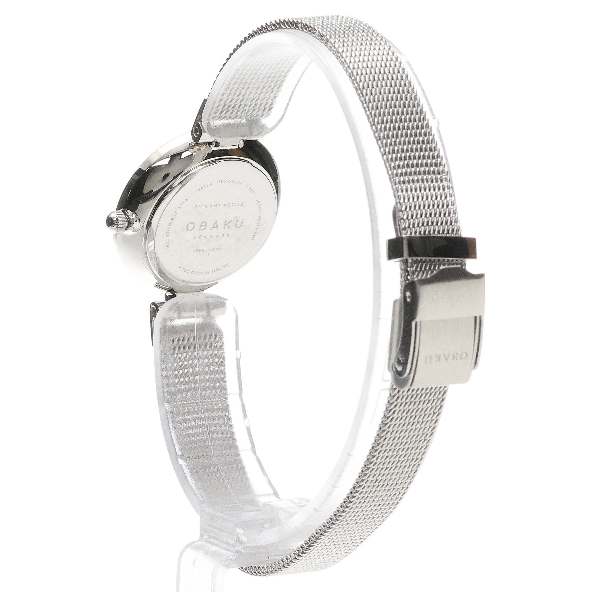 zegarek Obaku Denmark V256SXCIMC kwarcowy damski Damskie DIAMANT PETITE - STEEL