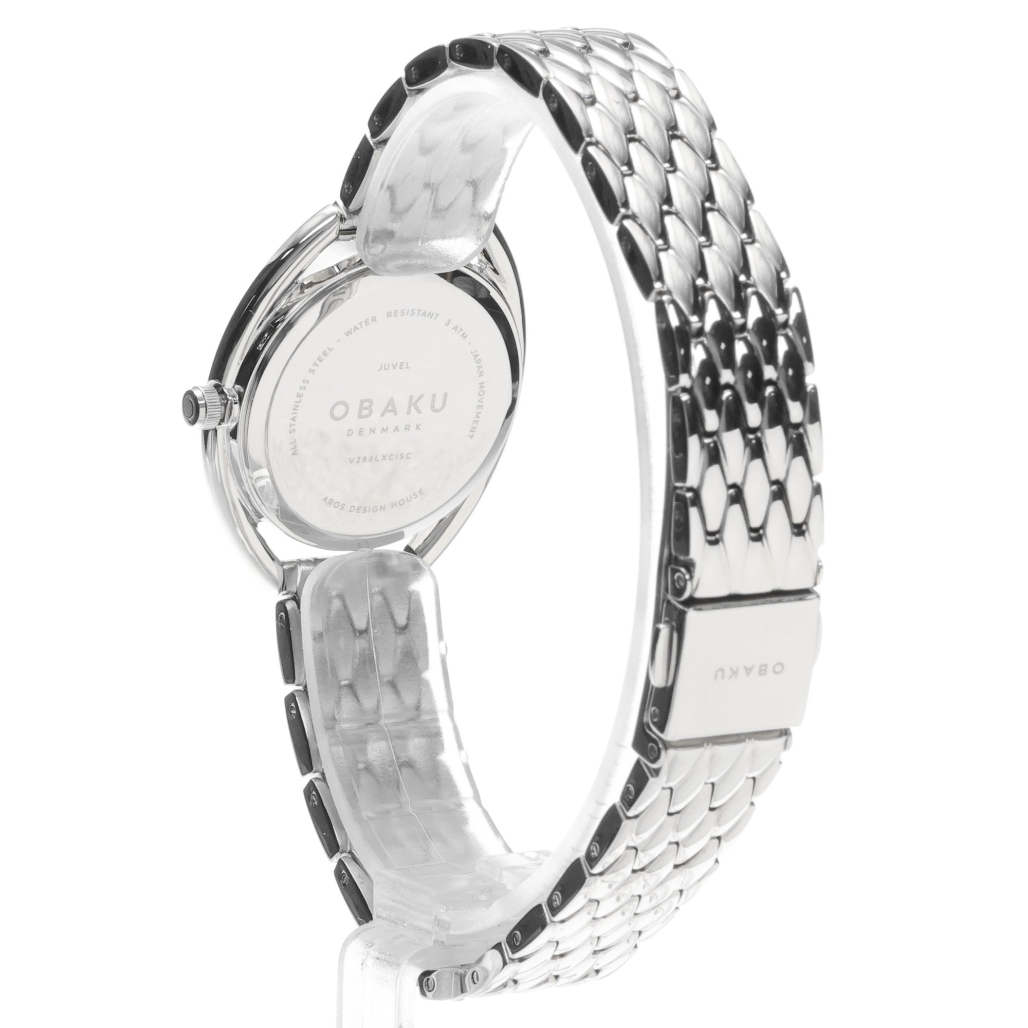 zegarek Obaku Denmark V286LXCISC srebrny Damskie