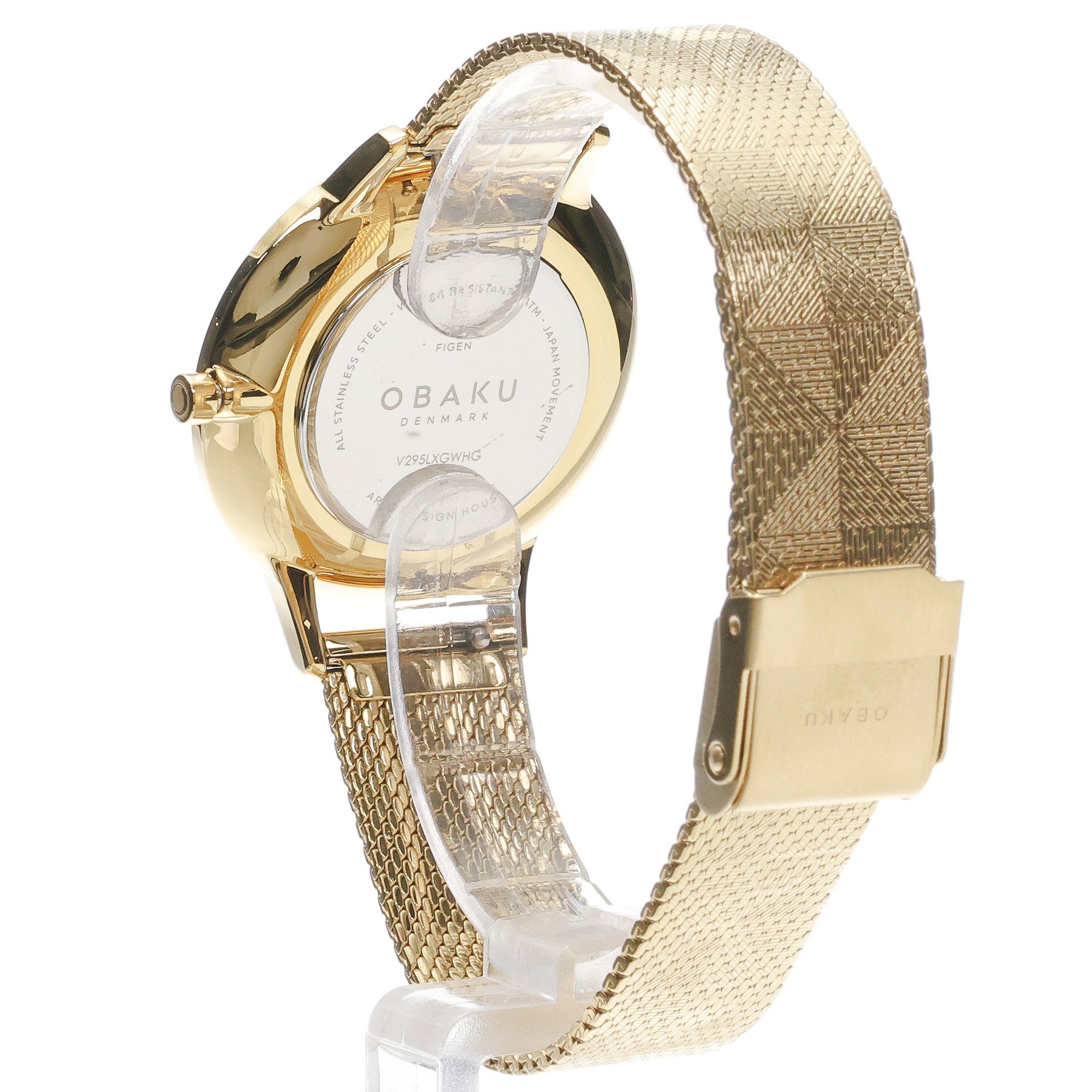 zegarek Obaku Denmark V295LXGWHG kwarcowy damski Damskie Figen - Gold - miniatura 4