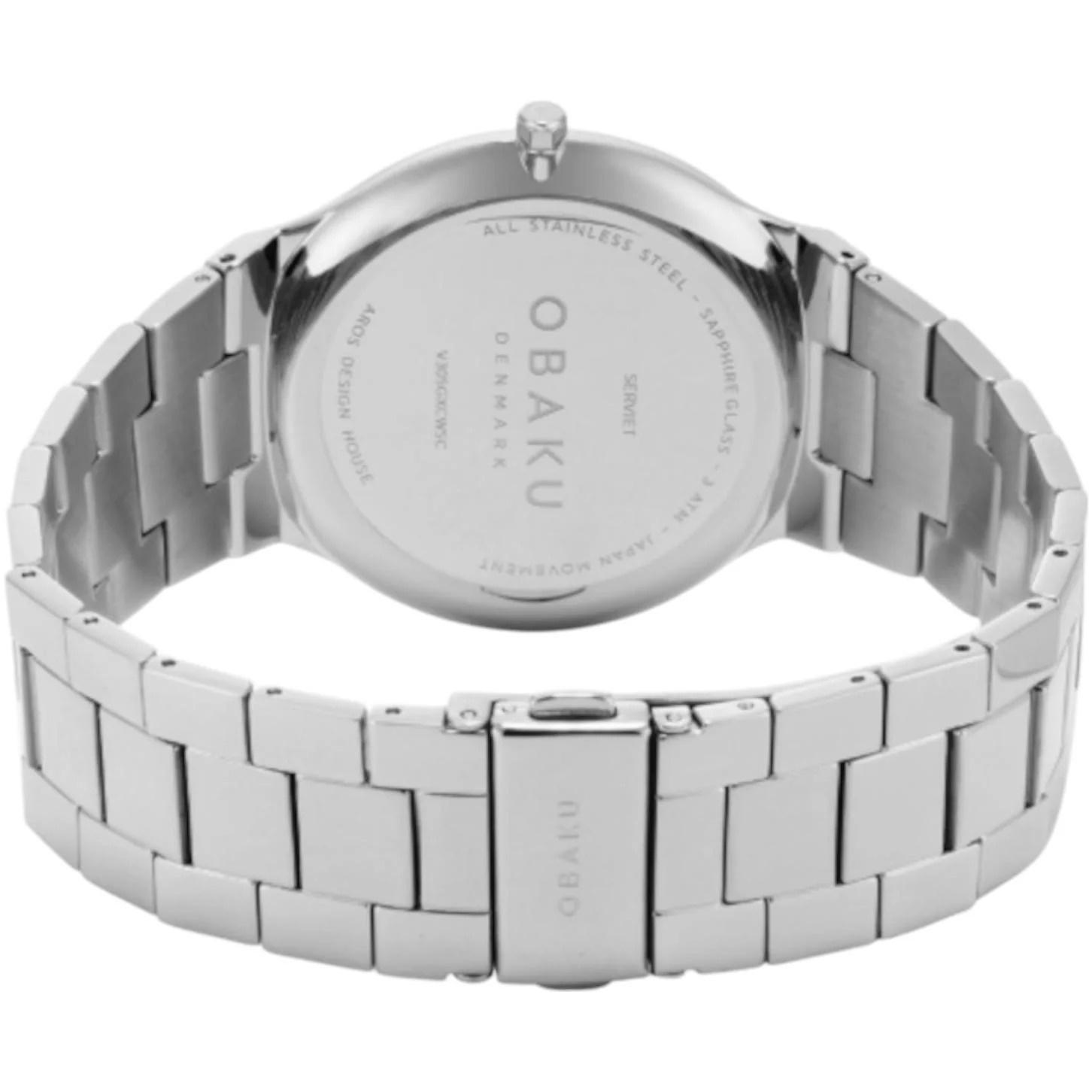 zegarek Obaku Denmark V305LXCWSC srebrny Damskie