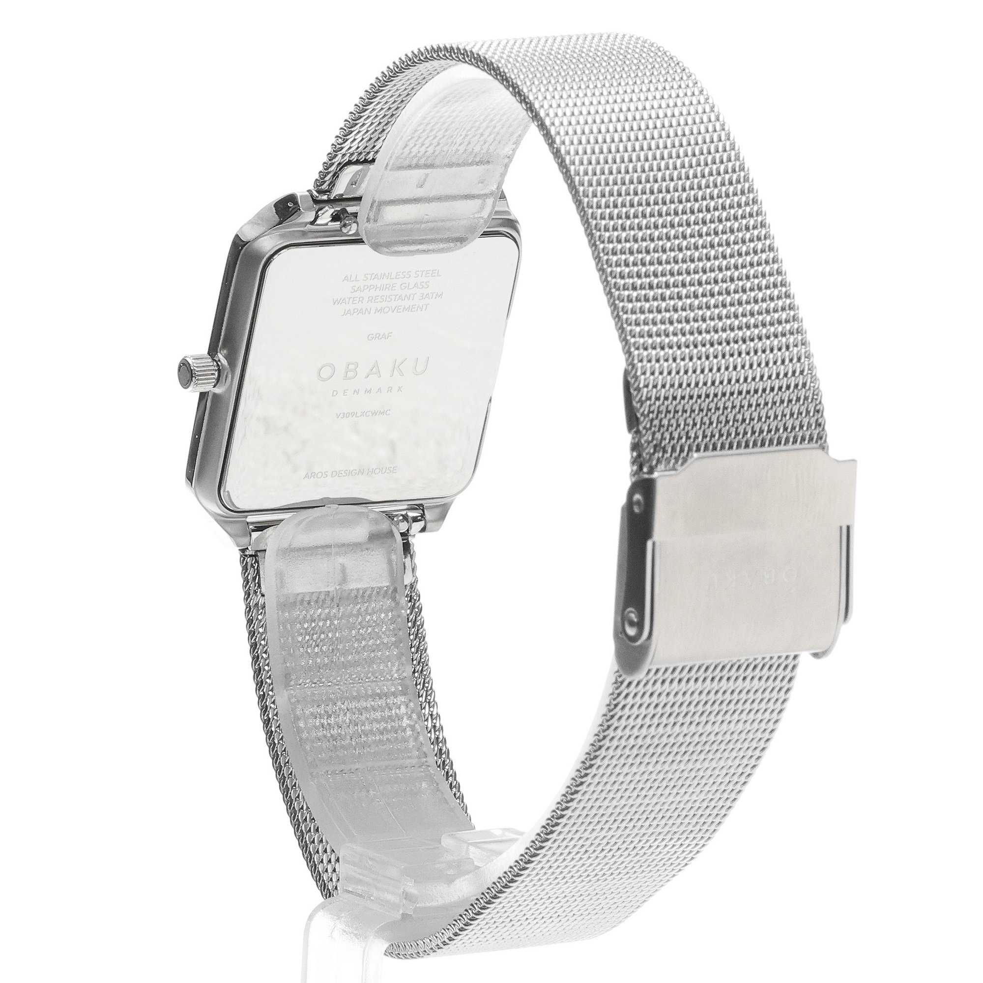 zegarek Obaku Denmark V309LXCWMC srebrny Damskie