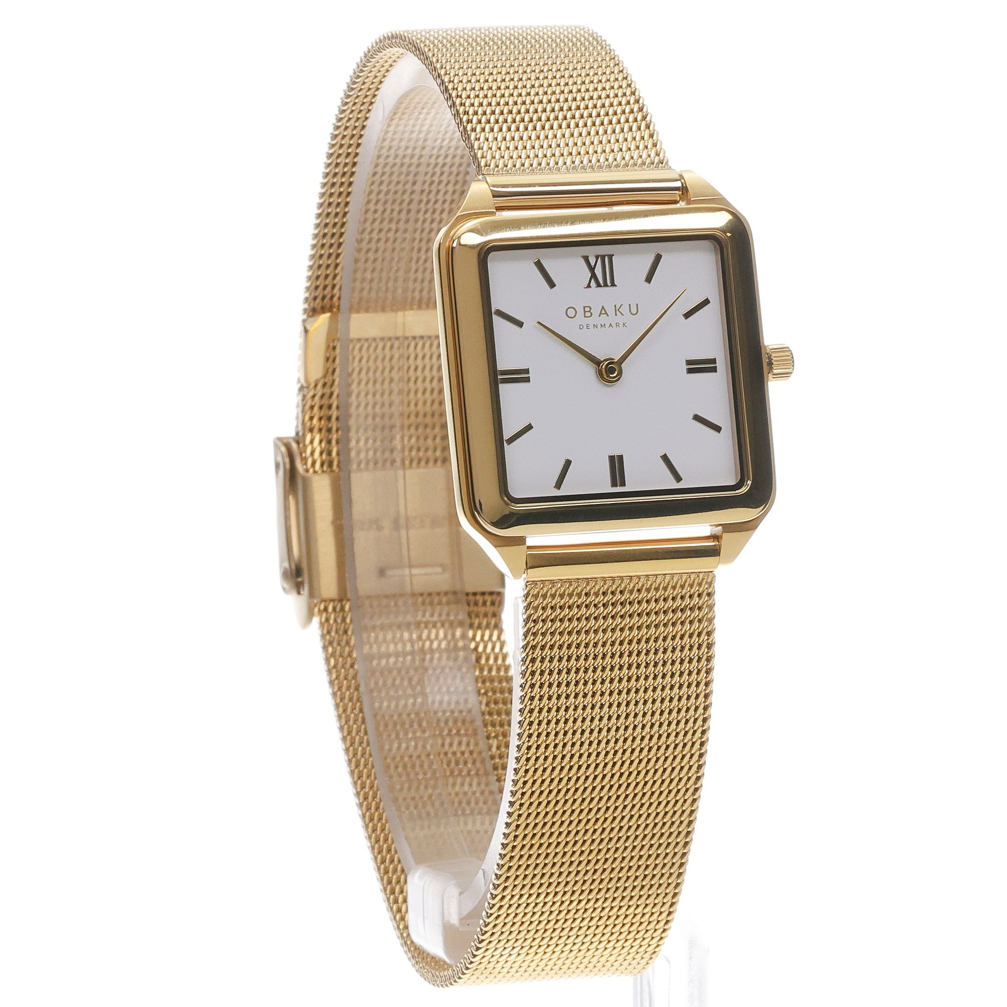 zegarek Obaku Denmark V309LXGWMG kwarcowy damski Damskie Graf - Gold