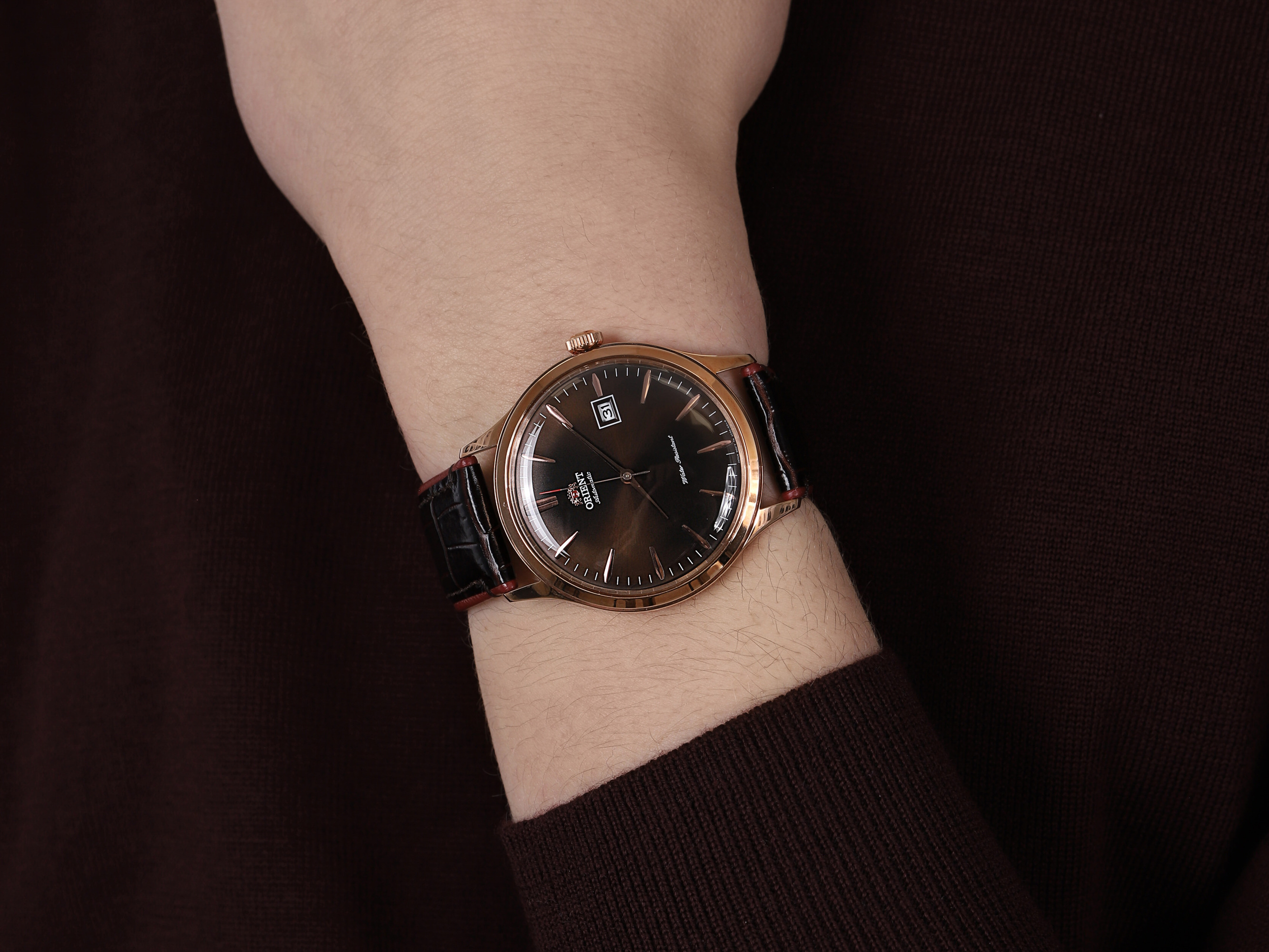 zegarek Orient FAC08001T0 automatyczny męski Classic Bambino Version 4 Classic Automatic