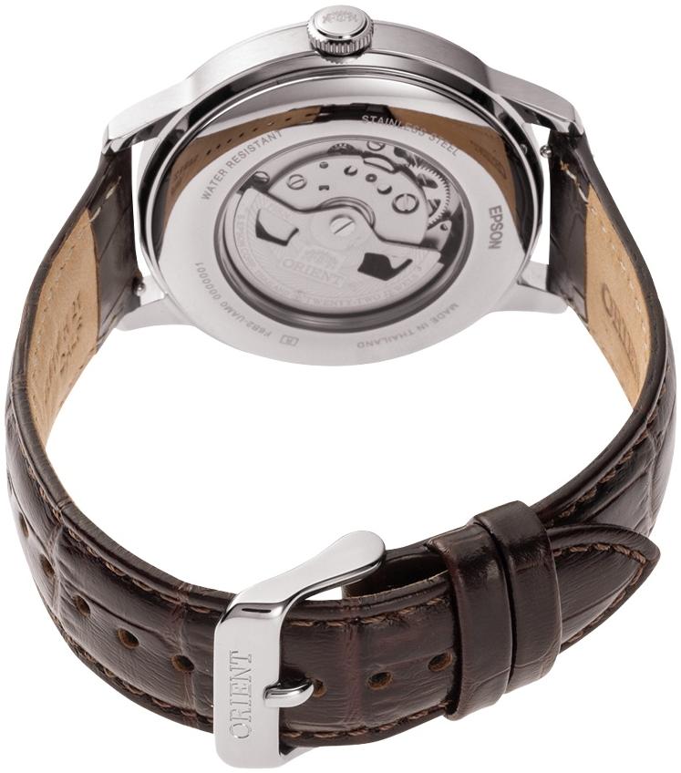 zegarek Orient RA-AK0807R30B Bambino Sun Moon Classic mineralne