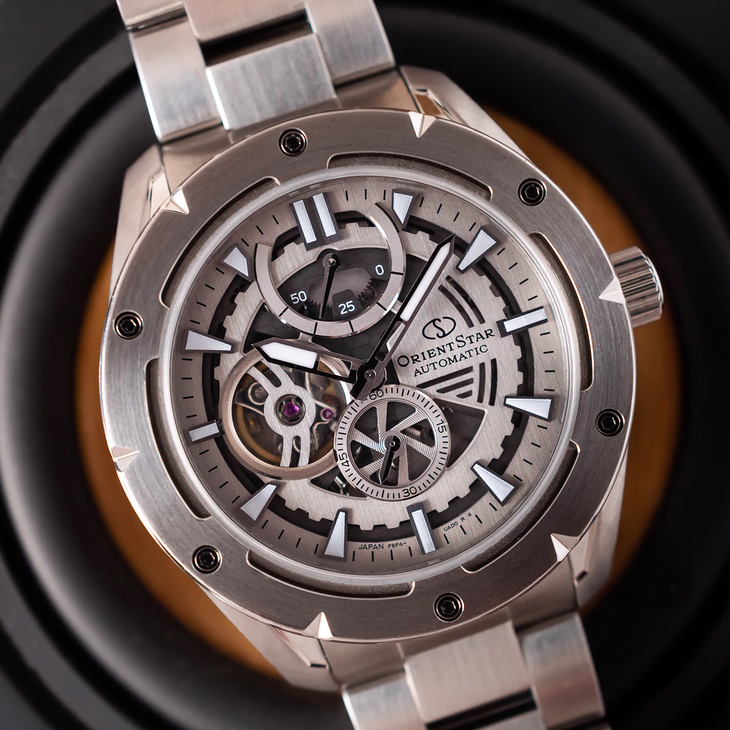 zegarek Orient Star RE-AV0A02S00B automatyczny męski Sports Avant-garde Skeleton Automatic - miniatura 6