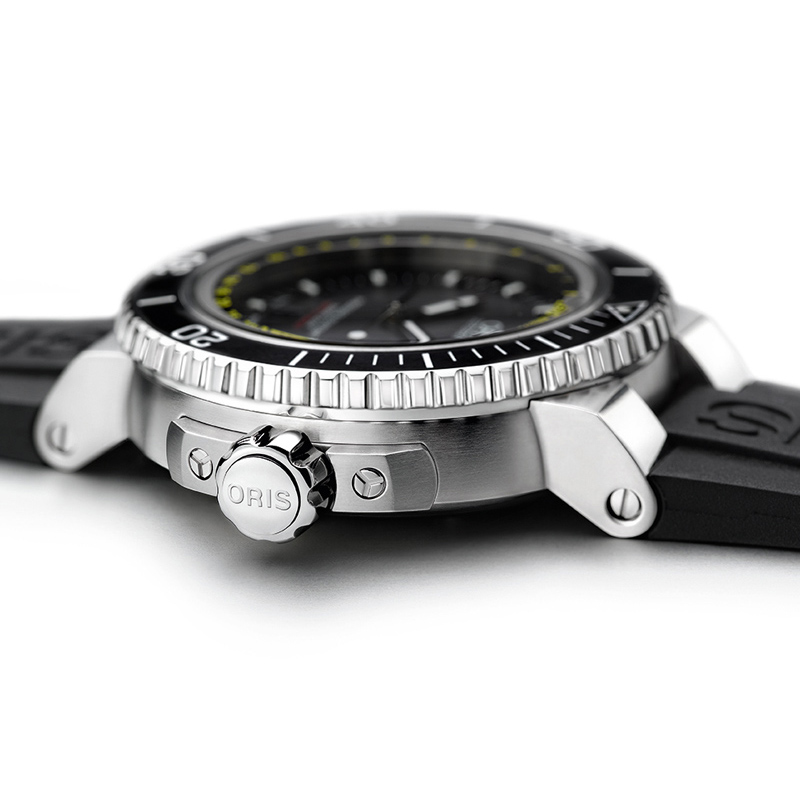 zegarek Oris 01 733 7675 4154-SET MB automatyczny męski Aquis AQUIS DEPTH GAUGE - miniatura 3