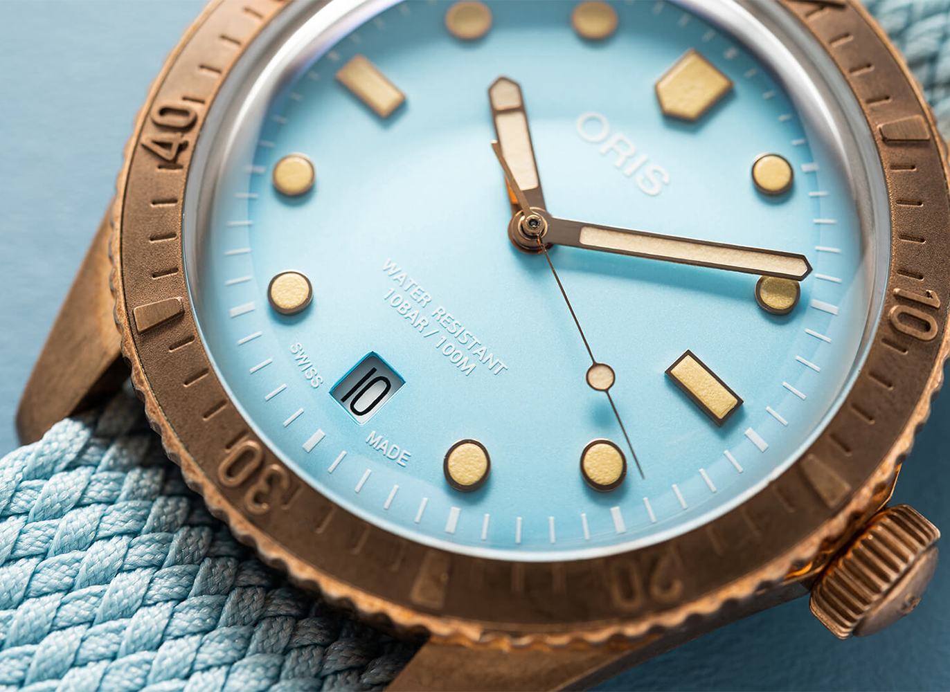 zegarek Oris 01 733 7771 3155-07 3 19 02BR automatyczny damski Divers DIVERS SIXTY-FIVE - miniatura 5