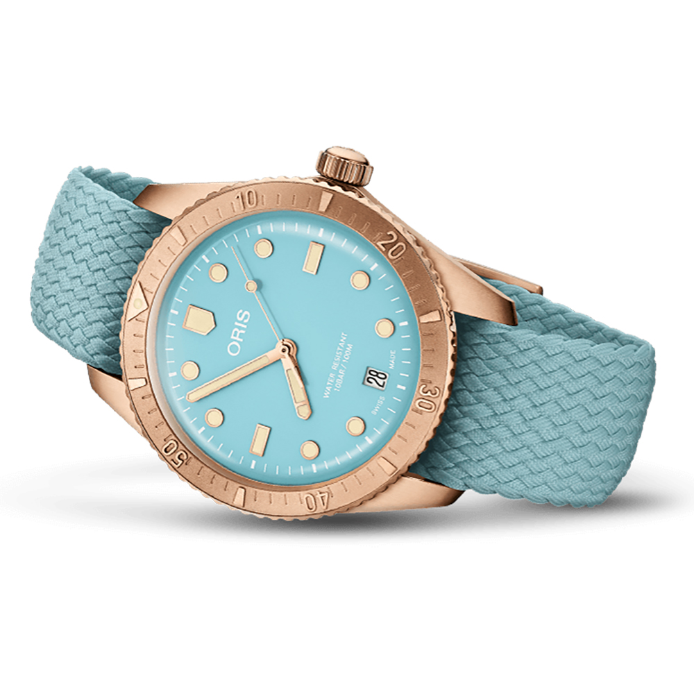 zegarek Oris 01 733 7771 3155-07 3 19 02BR brązowy Divers - miniatura 2